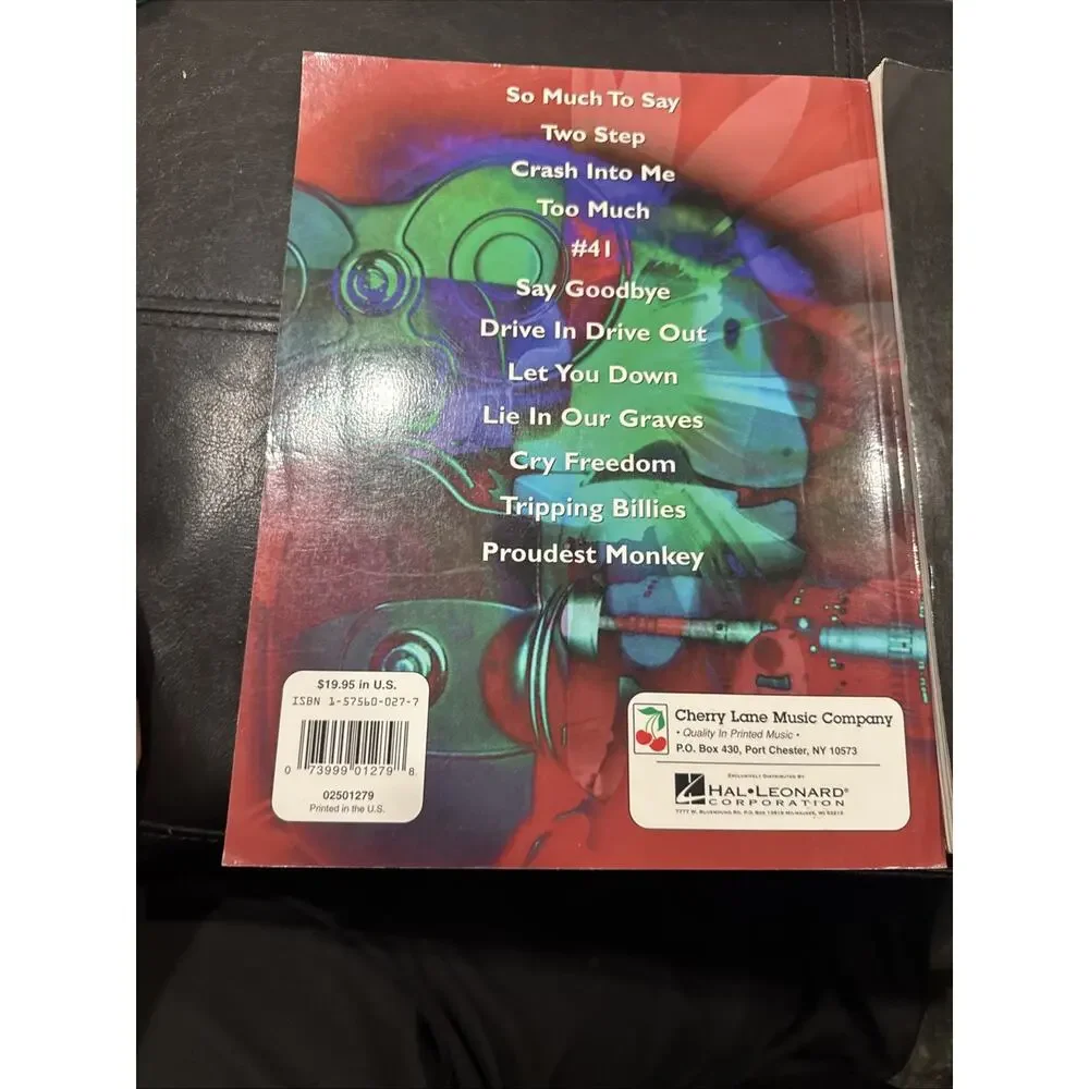 Lot Of 2 Dave Matthew’s Band Song Books Crush And Under The Table and Dreaming